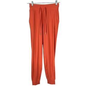 Lululemon Ready to Rulu High-Rise Jogger Red Rock Women's Size 4 EUC